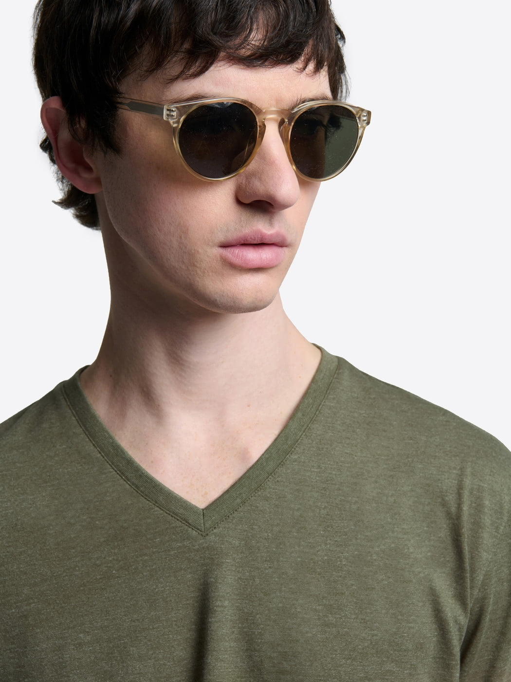 T-shirt col V en coton Supima® - DEVRED 1902