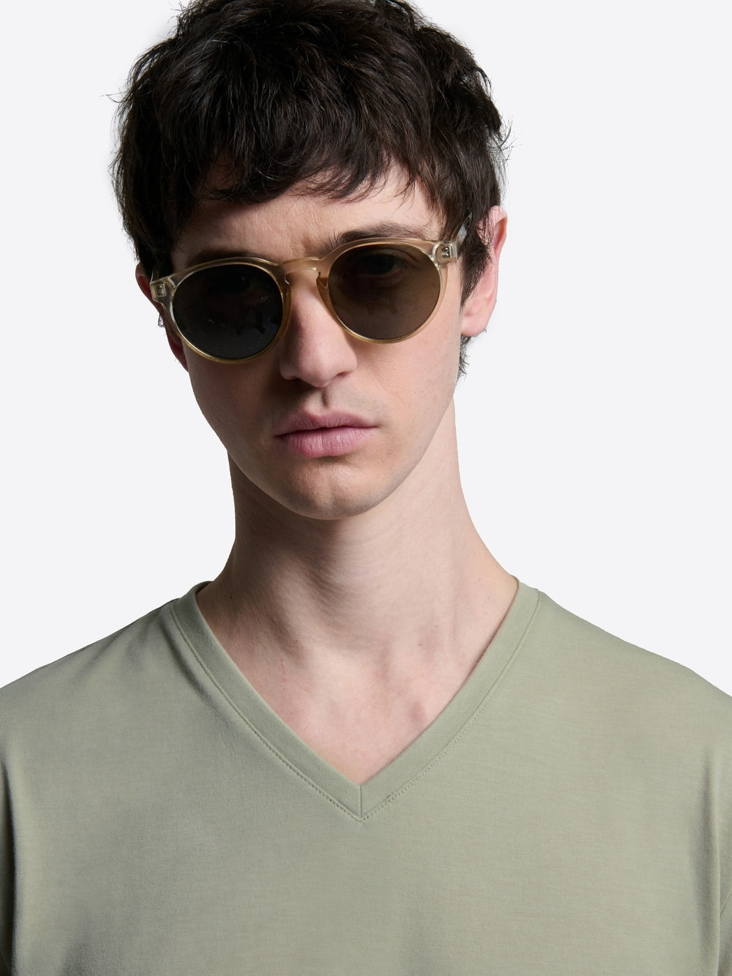 T-shirt col V en coton Supima® - DEVRED 1902