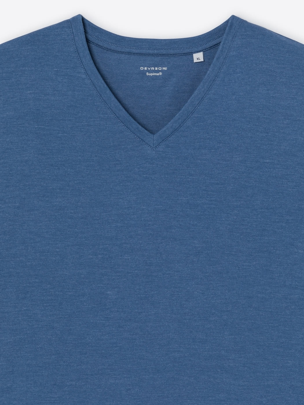 T-shirt col V en coton Supima® - DEVRED 1902