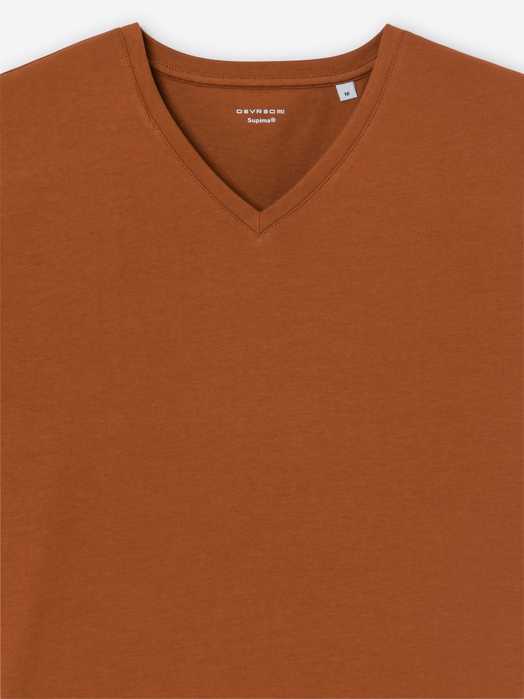 T-shirt col V en coton Supima® - DEVRED 1902