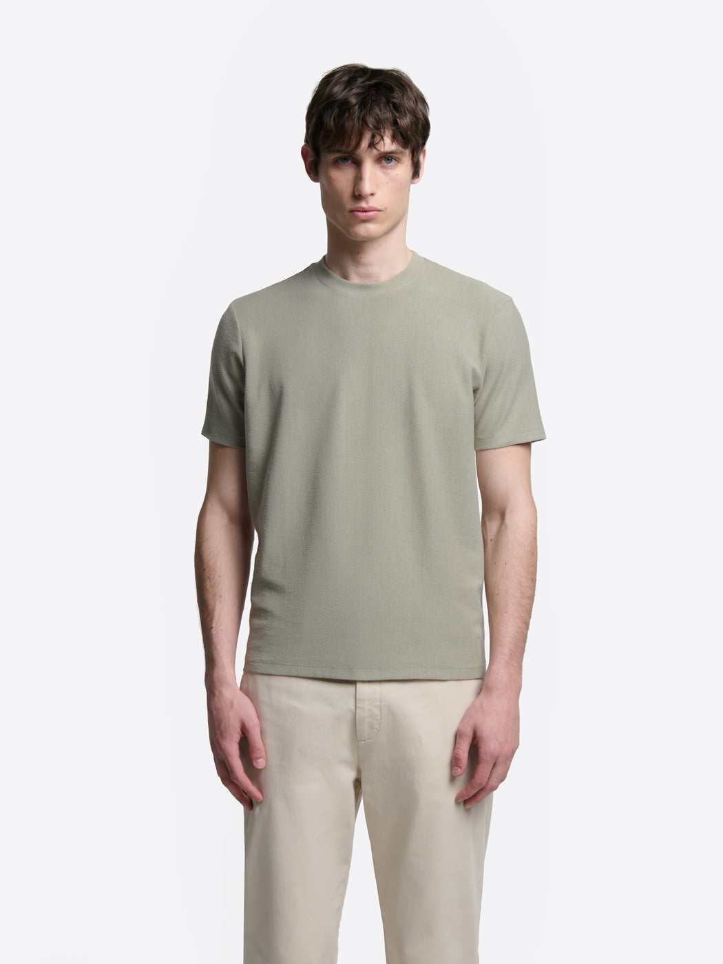 T-shirt col rond touché crêpe - DEVRED 1902
