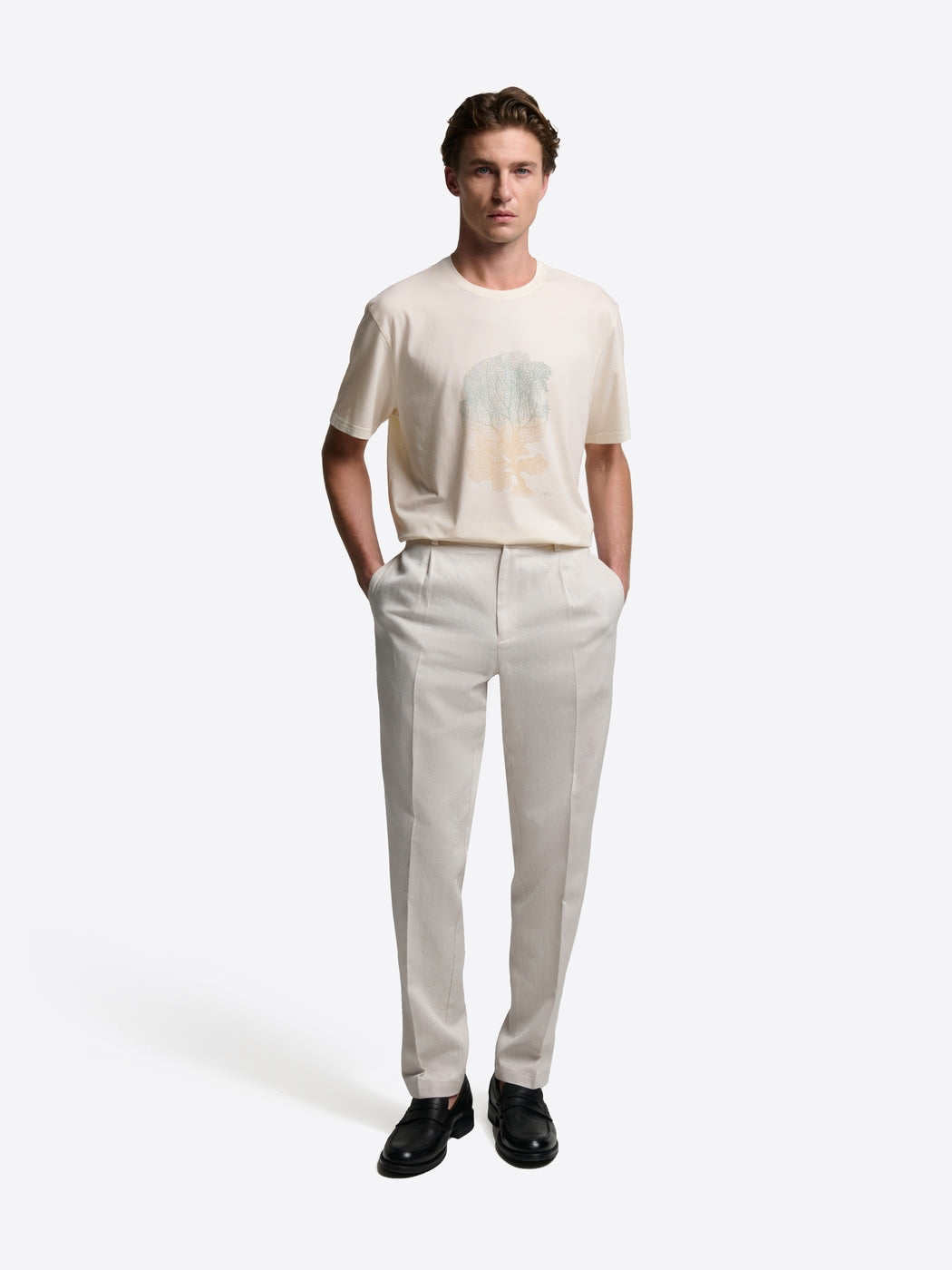 T-shirt col rond en coton - DEVRED 1902