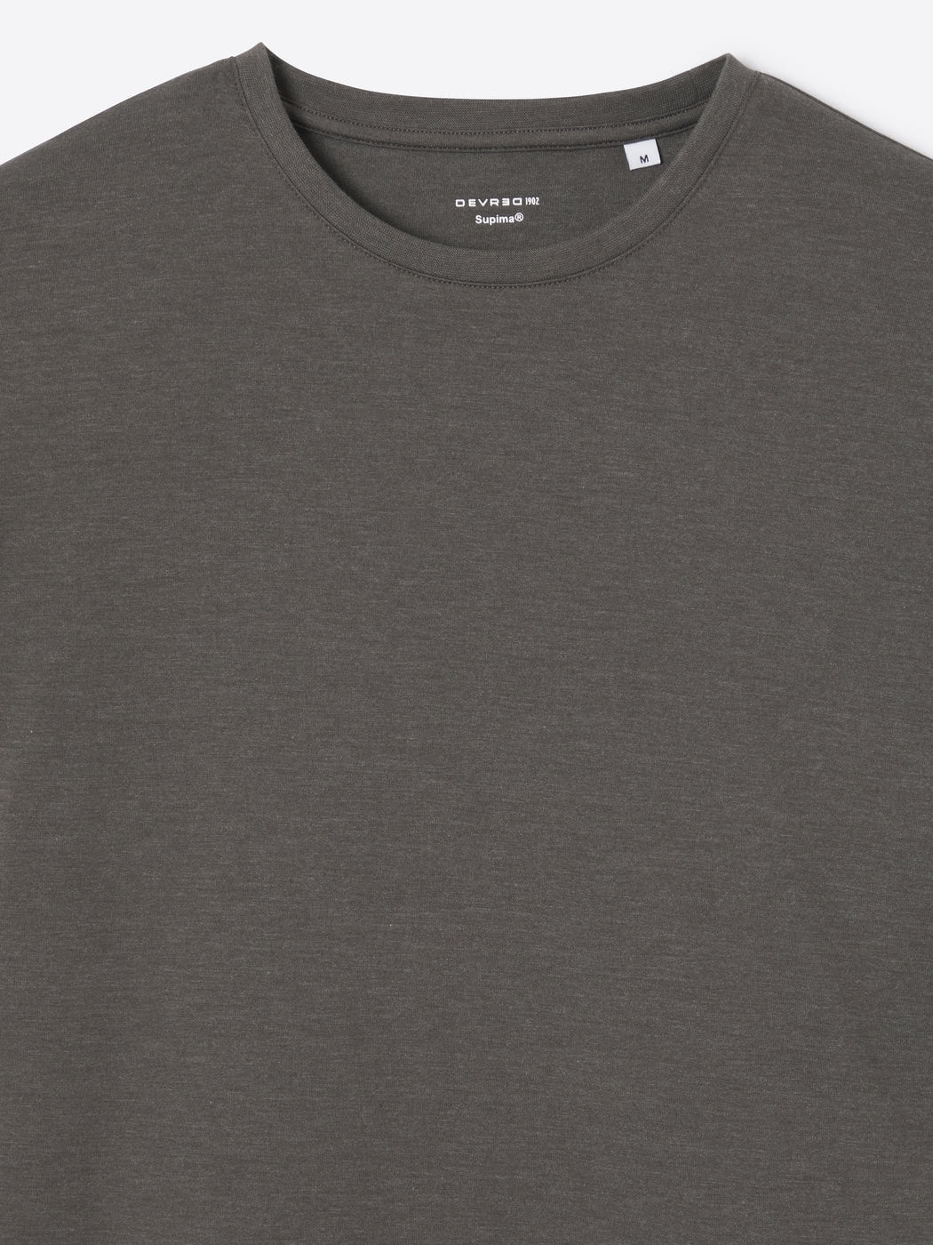 T-shirt col rond en coton Supima® - DEVRED 1902
