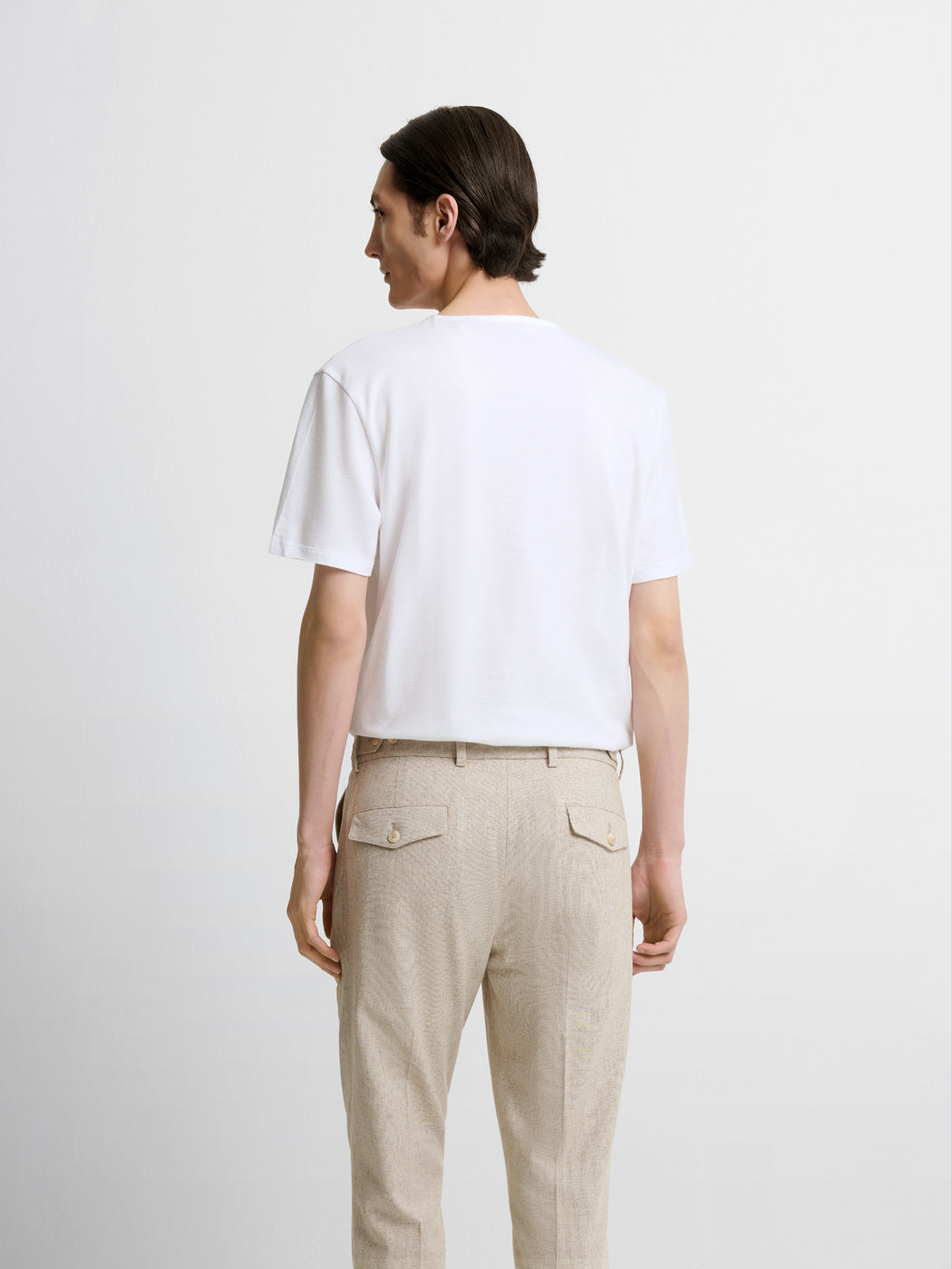T-shirt col tunisien en coton - DEVRED 1902