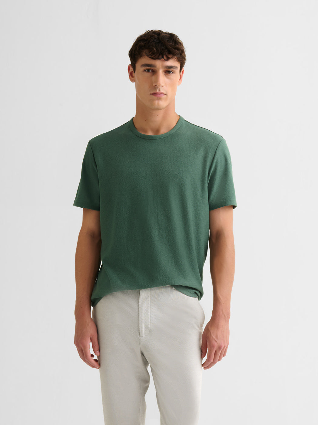 T-shirt col rond touché crêpe - DEVRED 1902