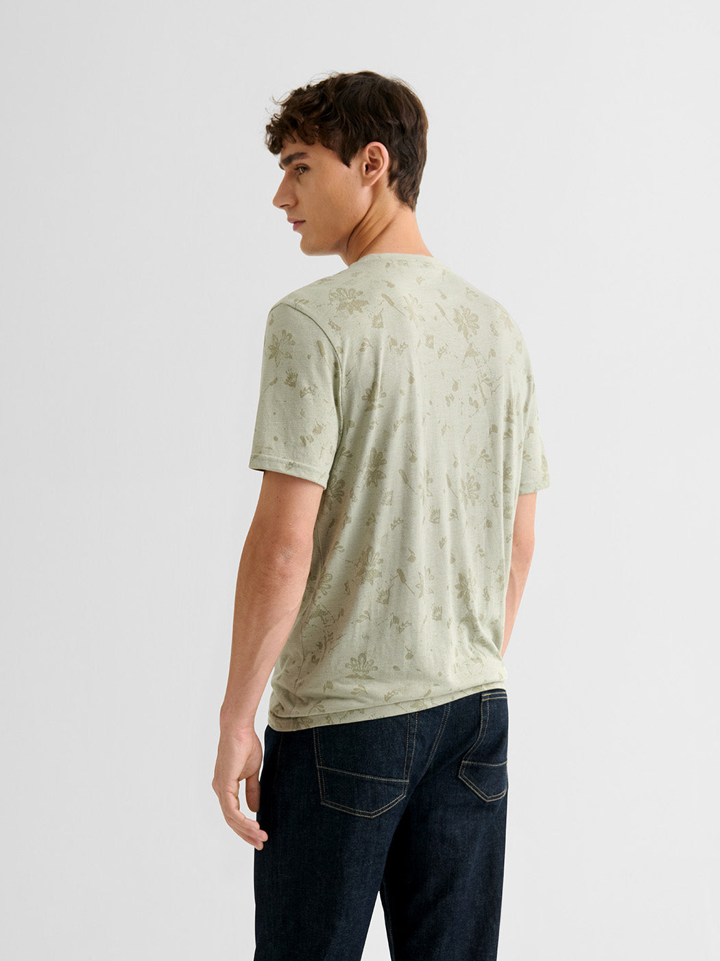T-shirt col rond fleuri - DEVRED 1902