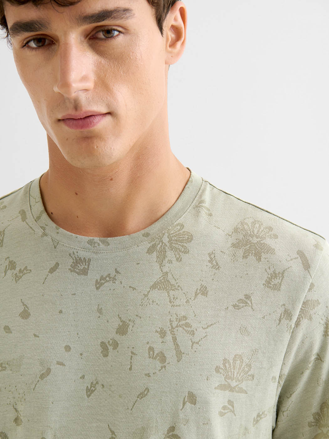 T-shirt col rond fleuri - DEVRED 1902