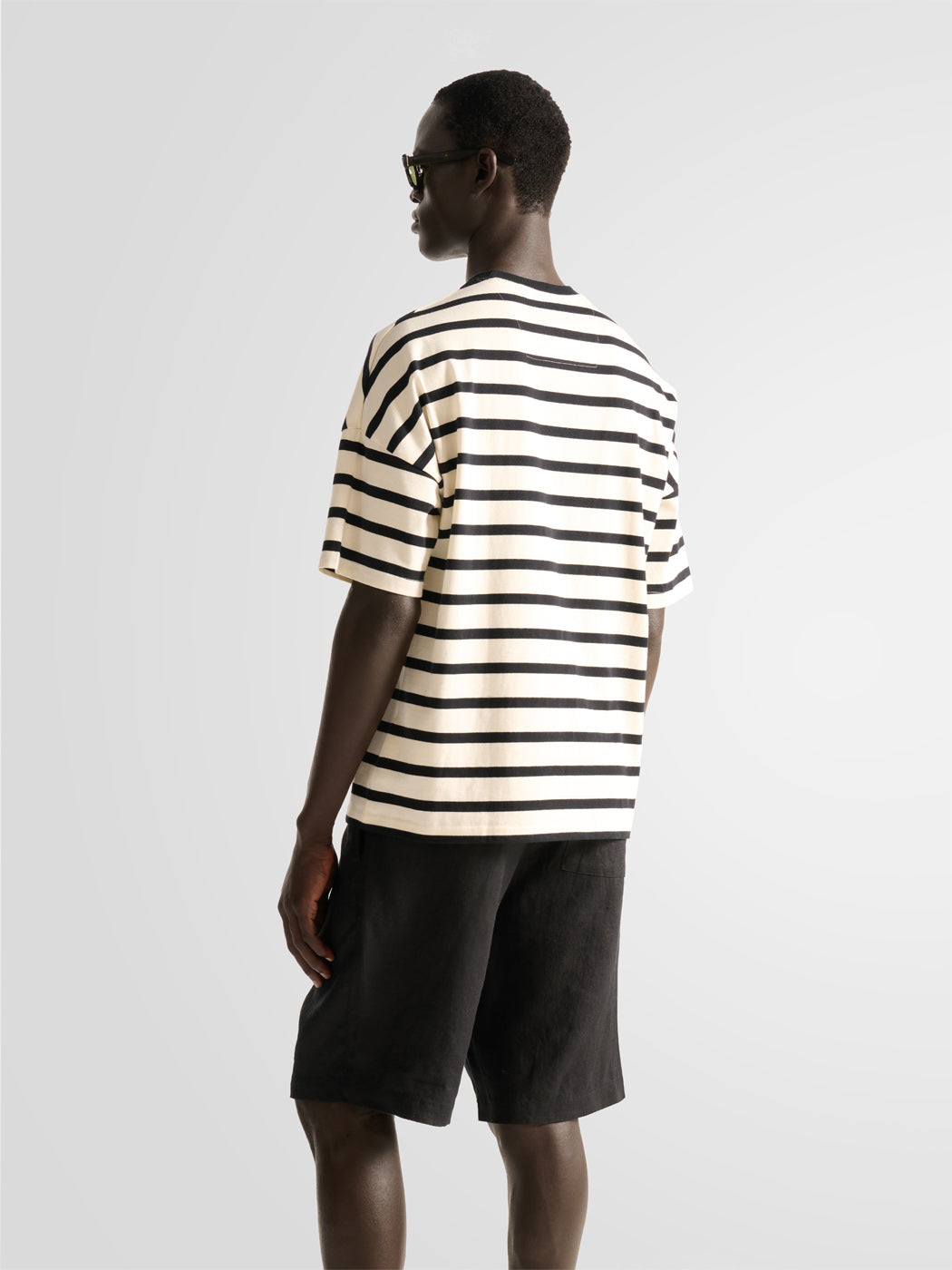 T-shirt col rond marinière - L'atelier - DEVRED 1902