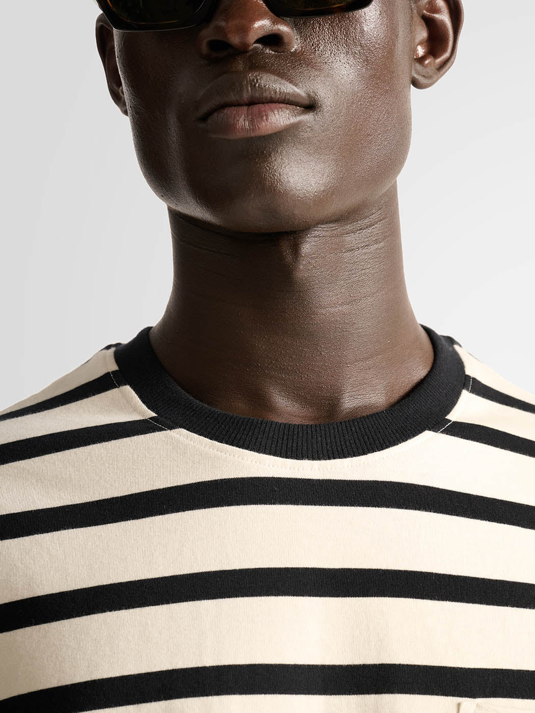 T-shirt col rond marinière - L'atelier - DEVRED 1902