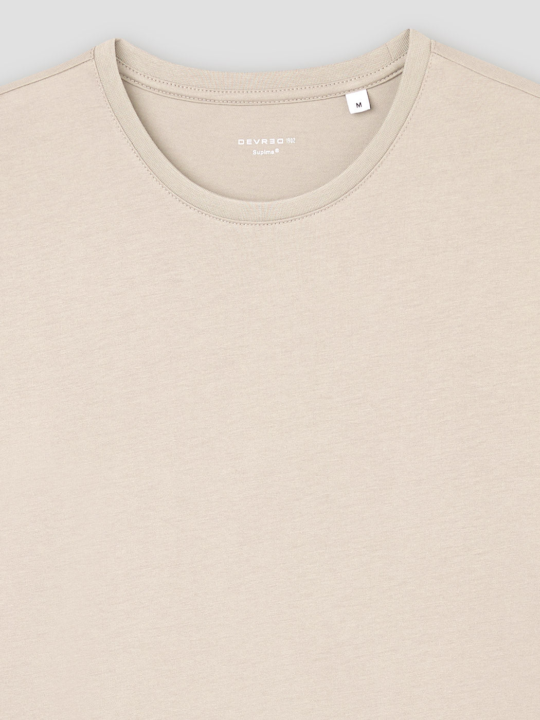 T-shirt col rond en coton Supima® - DEVRED 1902