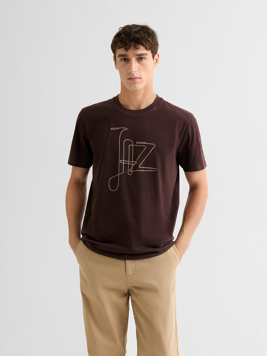 T-shirt col rond suédé - DEVRED 1902