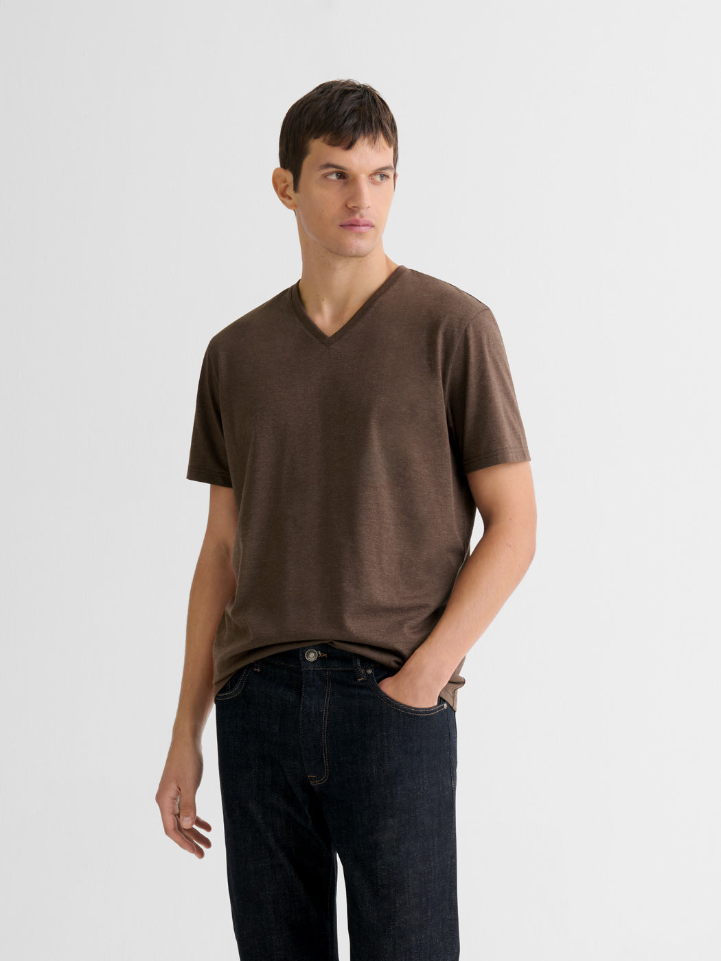 T-shirt col V Supima® - DEVRED 1902