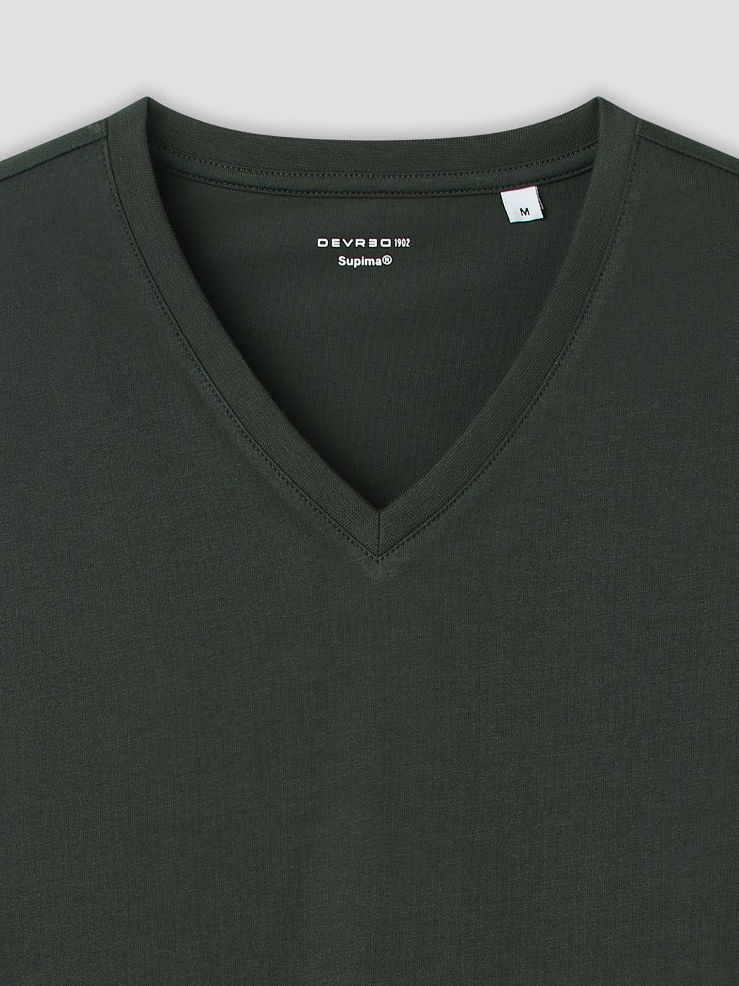 T-shirt col V Supima® - DEVRED 1902