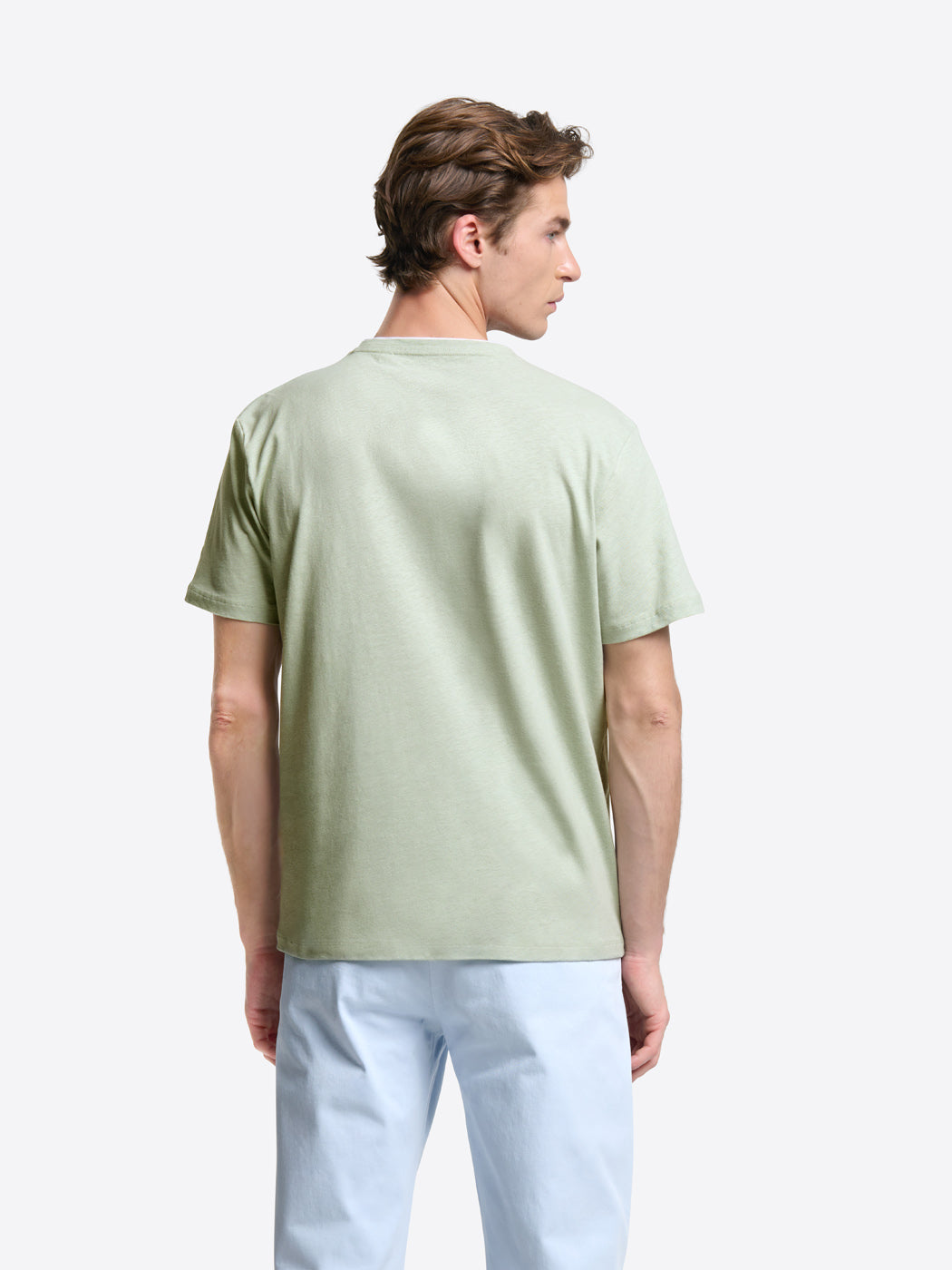 T-shirt col rond en coton lin - DEVRED 1902