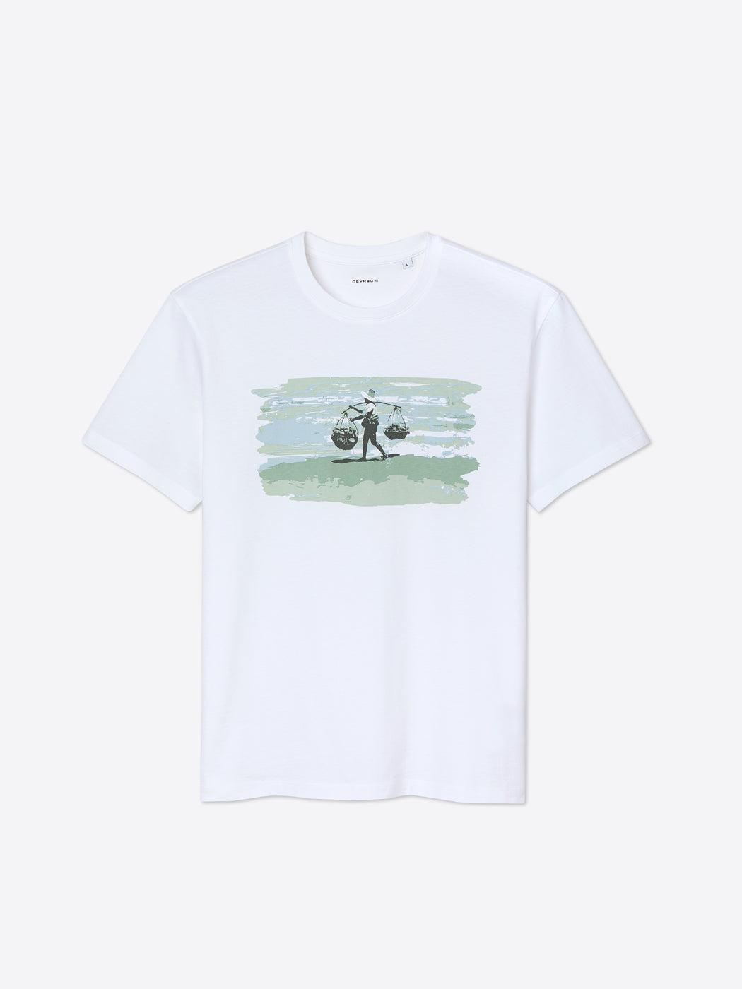 T-shirt col rond en coton - DEVRED 1902