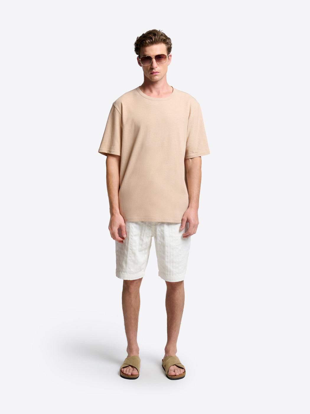 T-shirt col rond en coton lin - DEVRED 1902