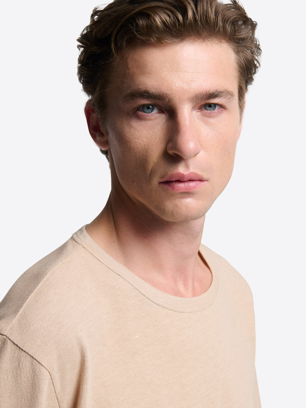 T-shirt col rond en coton lin - DEVRED 1902