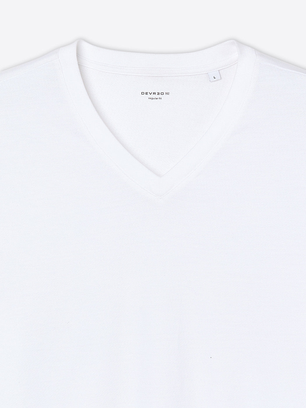 T-shirt col V effet crêpé - DEVRED 1902