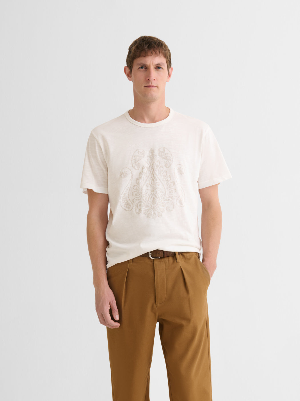T-shirt col rond en coton - DEVRED 1902