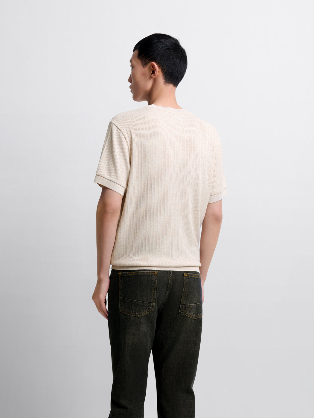 T-shirt col rond chiné - DEVRED 1902