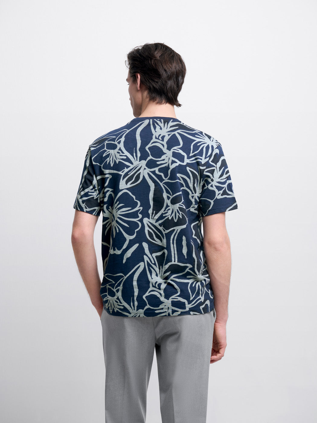 T-shirt col rond à motifs - DEVRED 1902