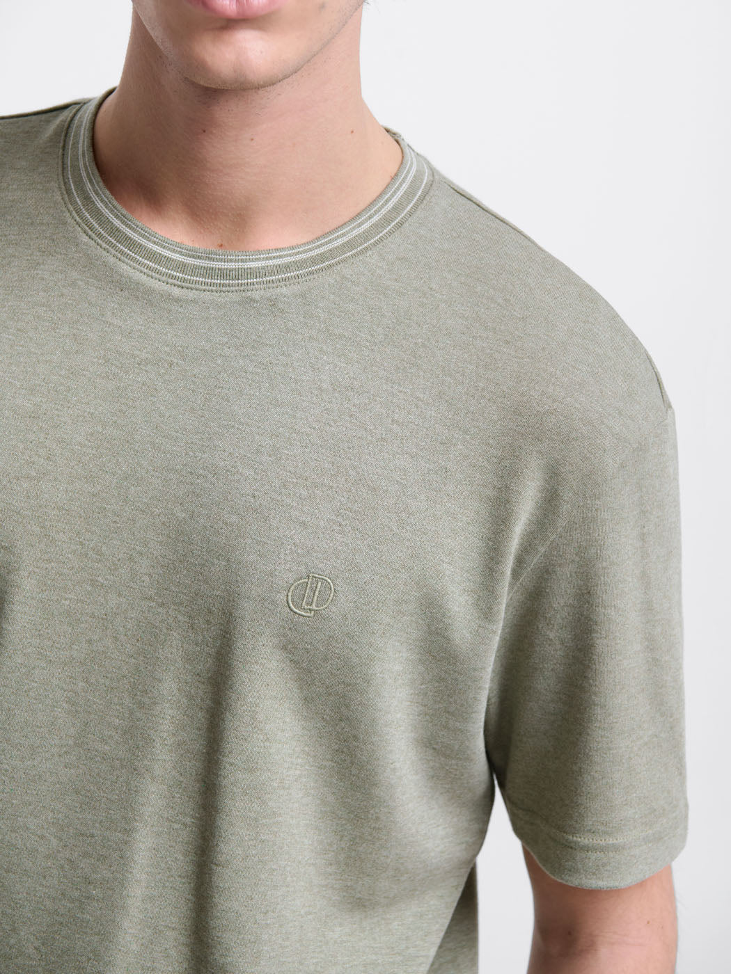 T-shirt col rond chiné - DEVRED 1902