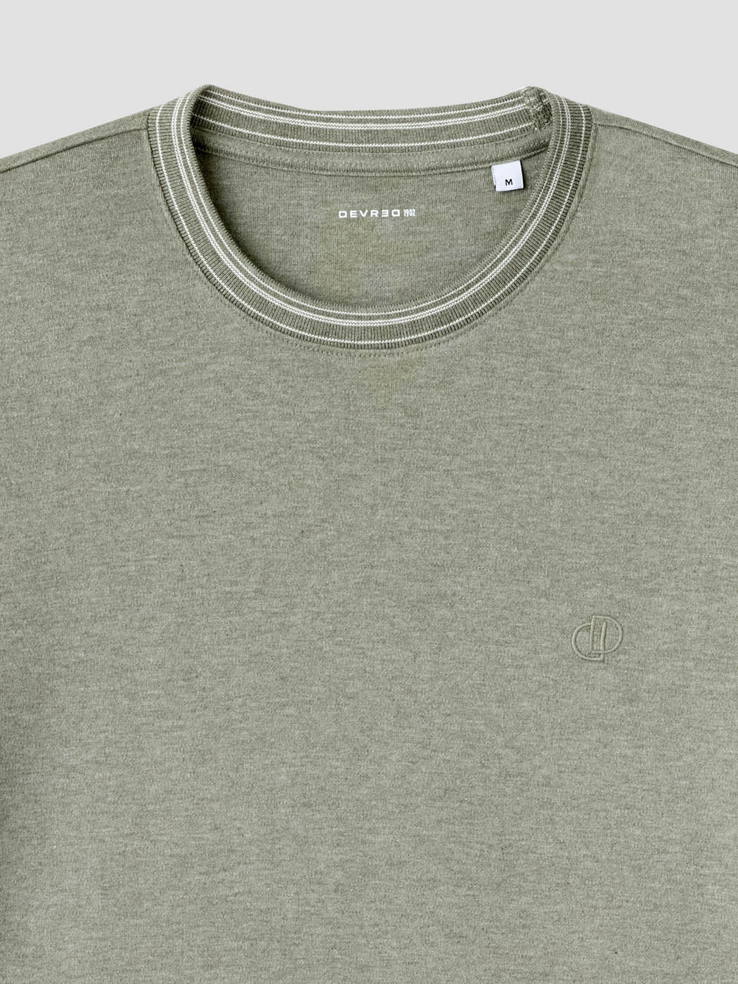 T-shirt col rond chiné - DEVRED 1902