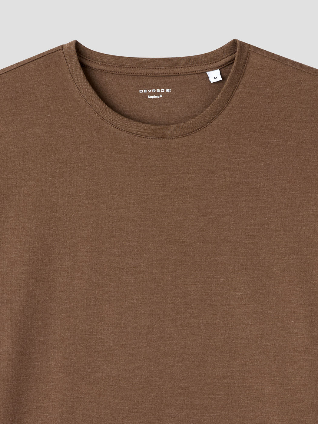 T-shirt col rond en coton Supima® - DEVRED 1902