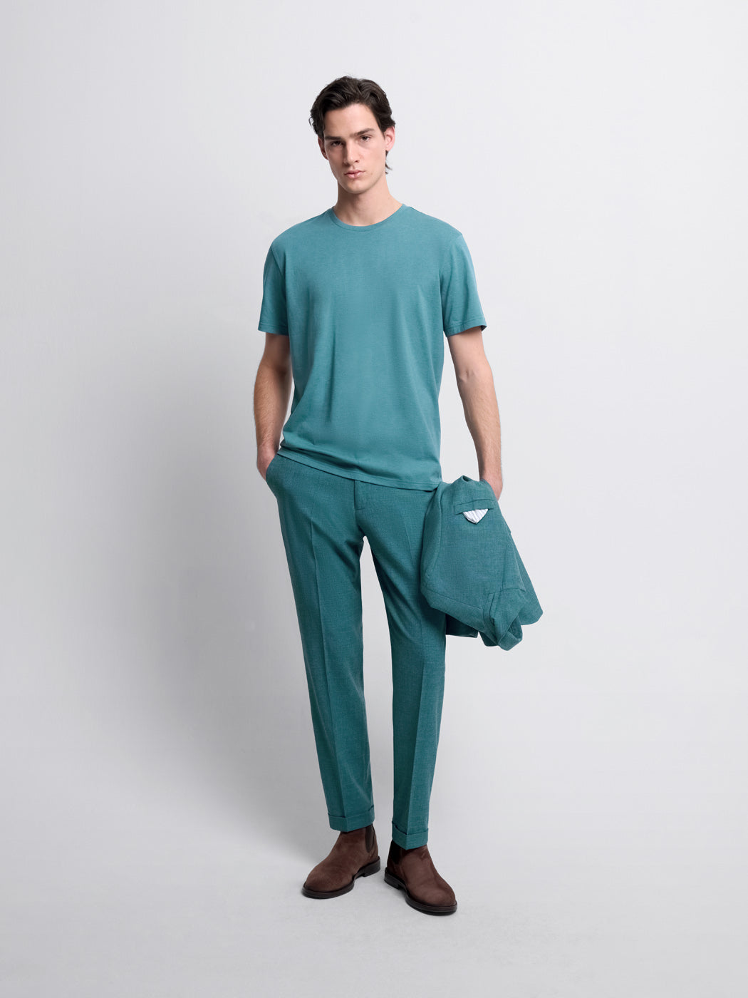 T-shirt col rond en coton Supima® - DEVRED 1902