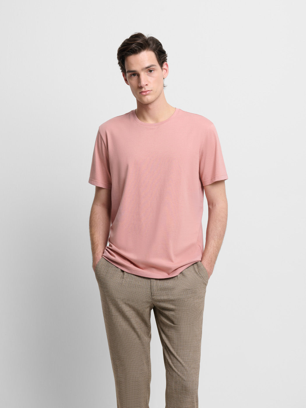T-shirt col rond en coton Supima® - DEVRED 1902