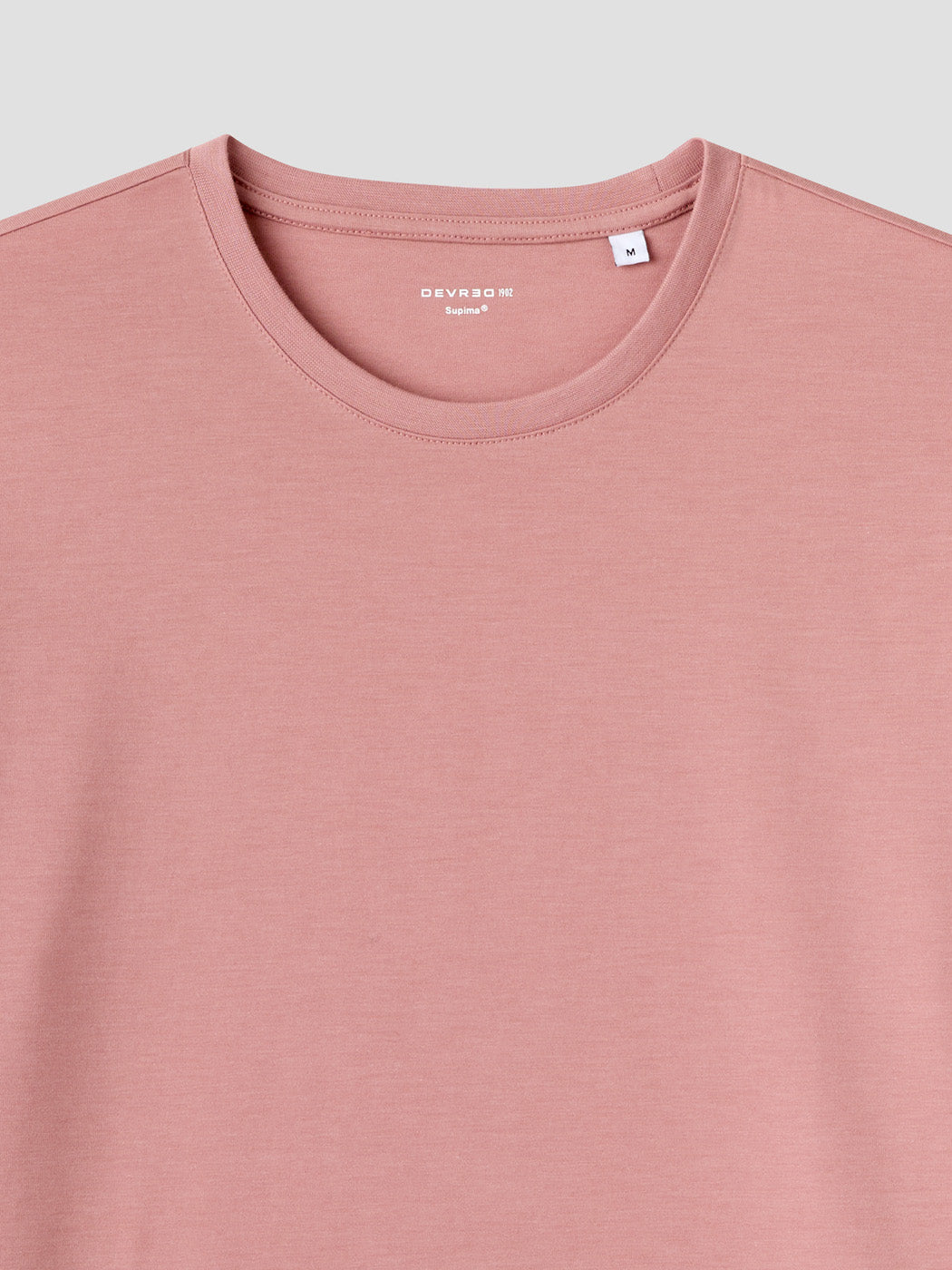 T-shirt col rond en coton Supima® - DEVRED 1902
