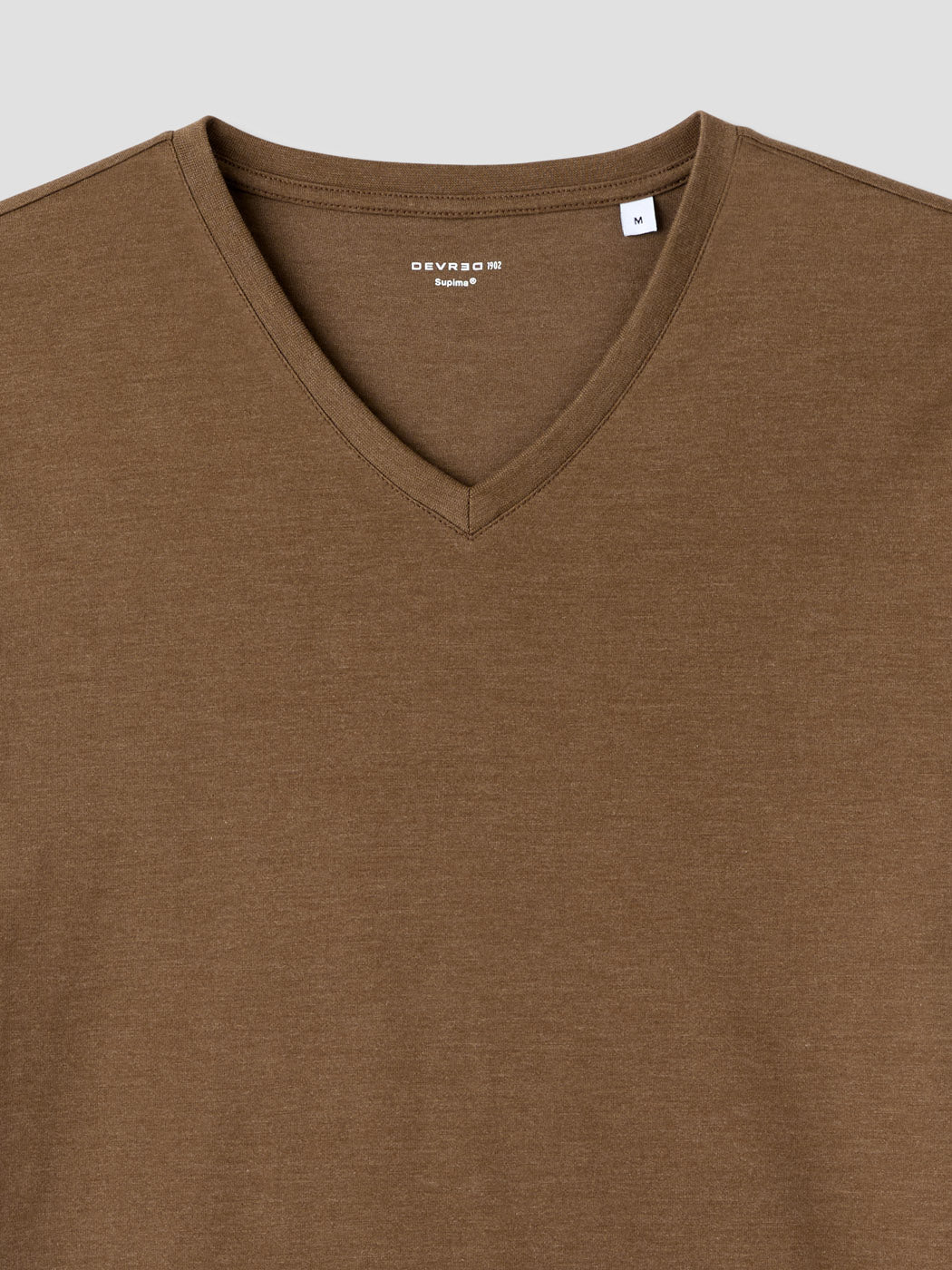 T-shirt col V en coton Supima® - DEVRED 1902