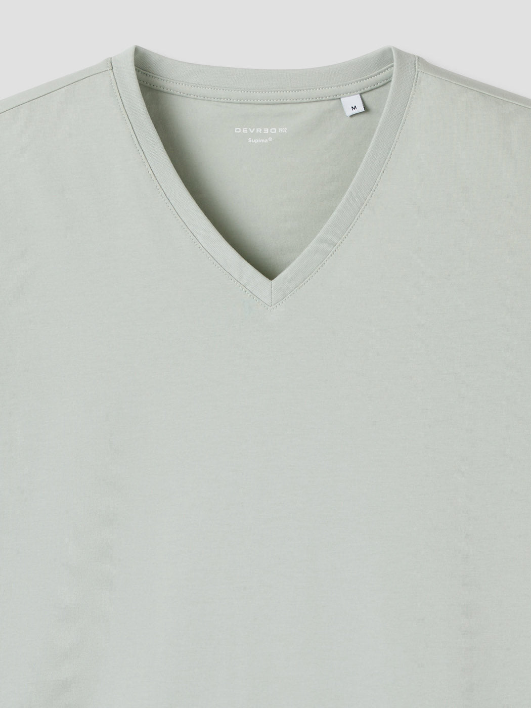 T-shirt col V en coton Supima® - DEVRED 1902