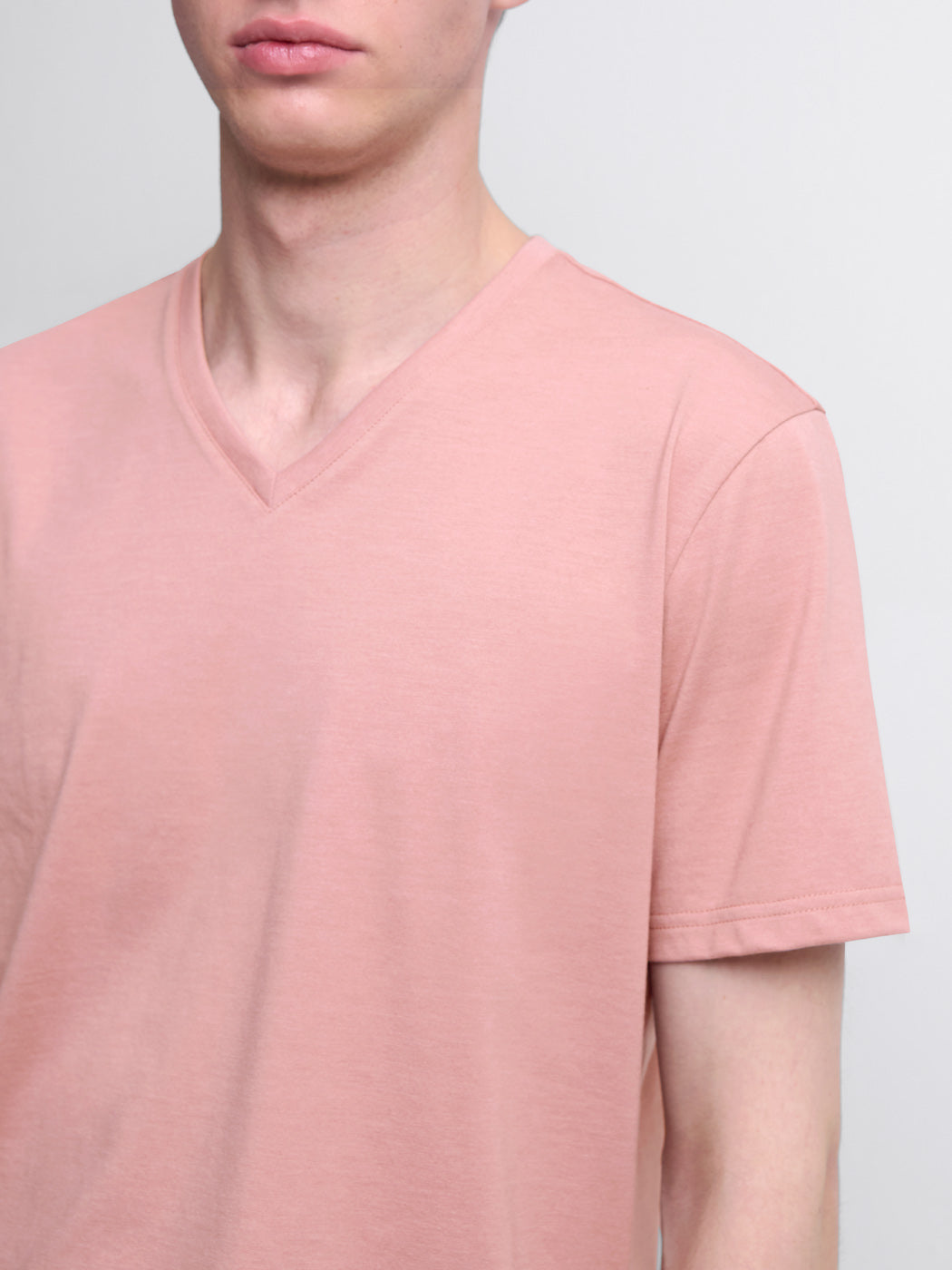 T-shirt col V en coton Supima® - DEVRED 1902