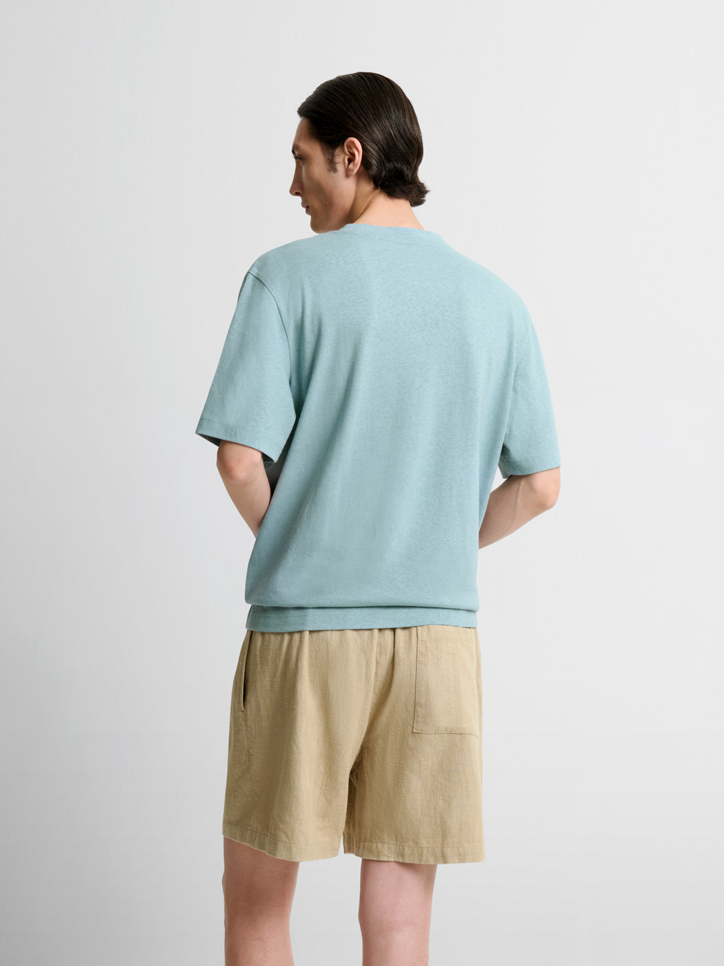 T-shirt col rond en coton lin - DEVRED 1902