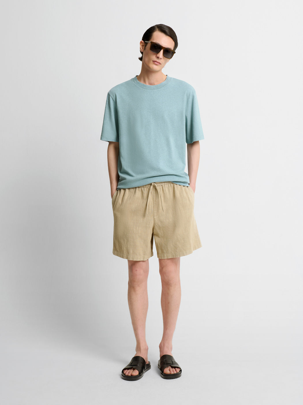T-shirt col rond en coton lin - DEVRED 1902