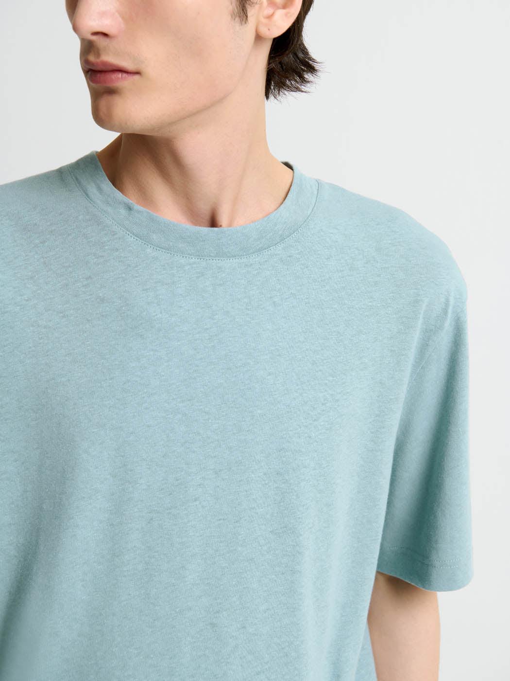 T-shirt col rond en coton lin - DEVRED 1902