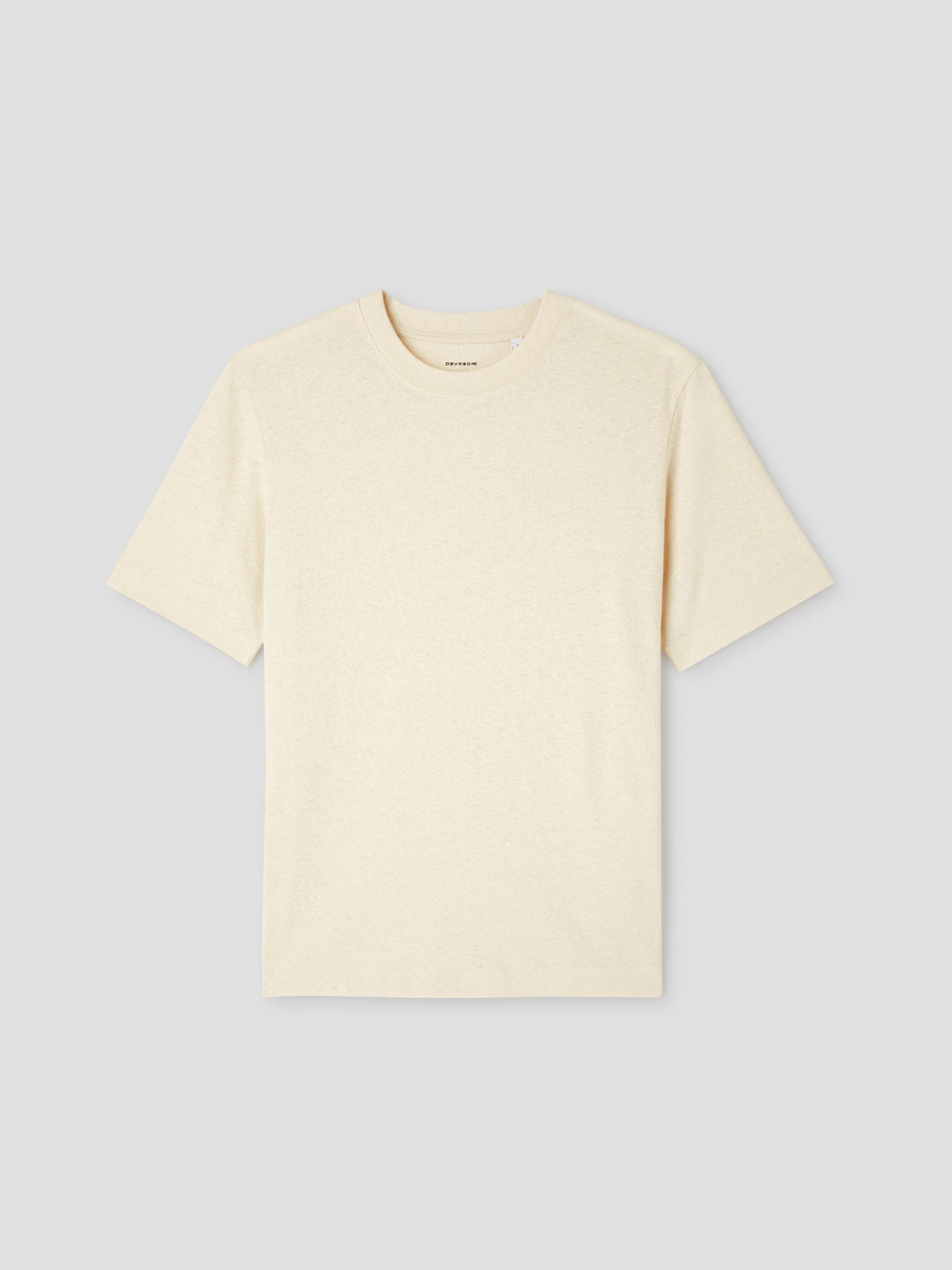 T-shirt col rond en coton lin - DEVRED 1902