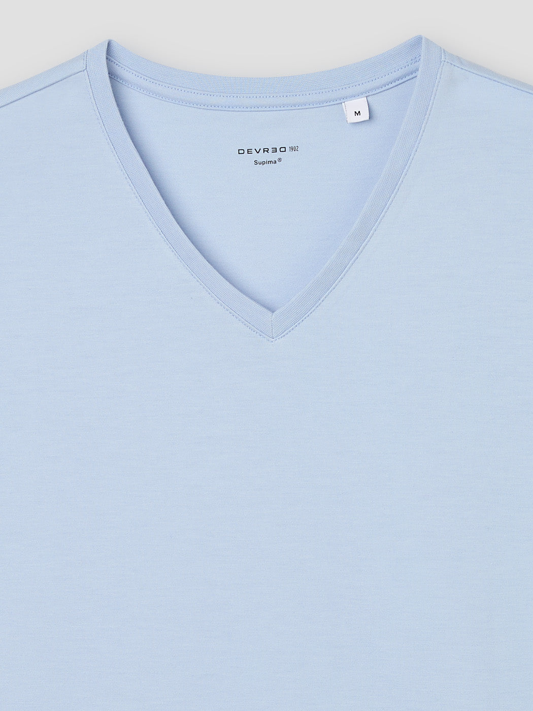 T-shirt col V en coton Supima® - DEVRED 1902