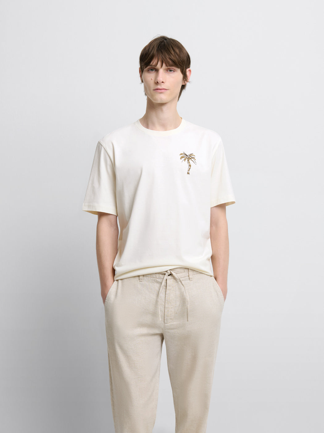 T-shirt col rond à motifs - DEVRED 1902