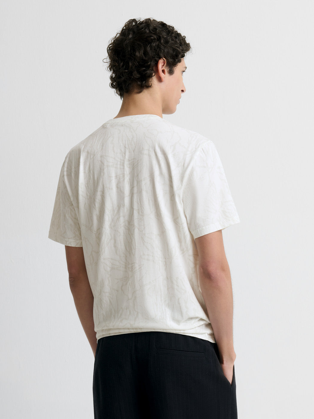 T-shirt col rond fleuri - DEVRED 1902