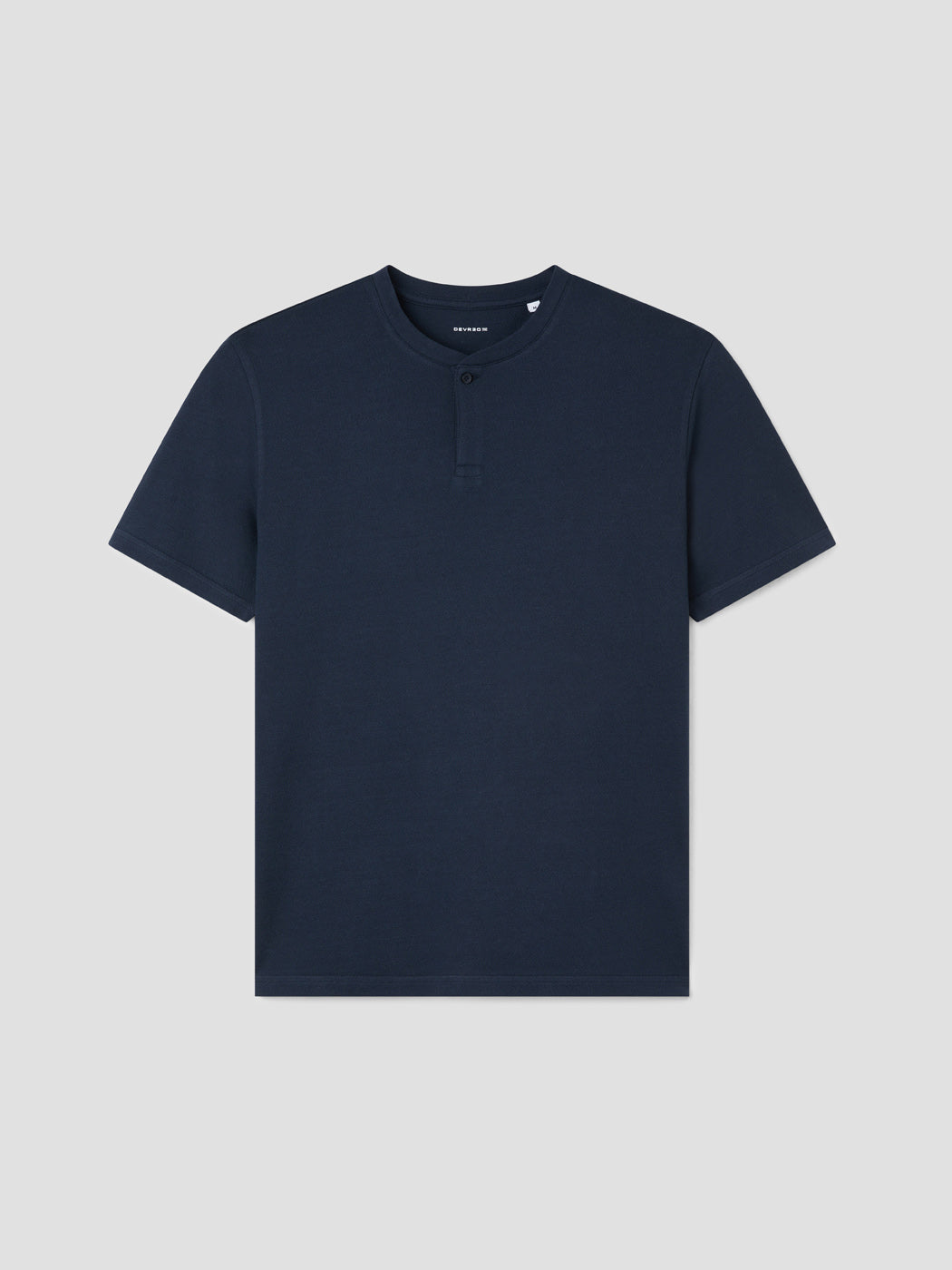 T-shirt col tunisien en coton - DEVRED 1902