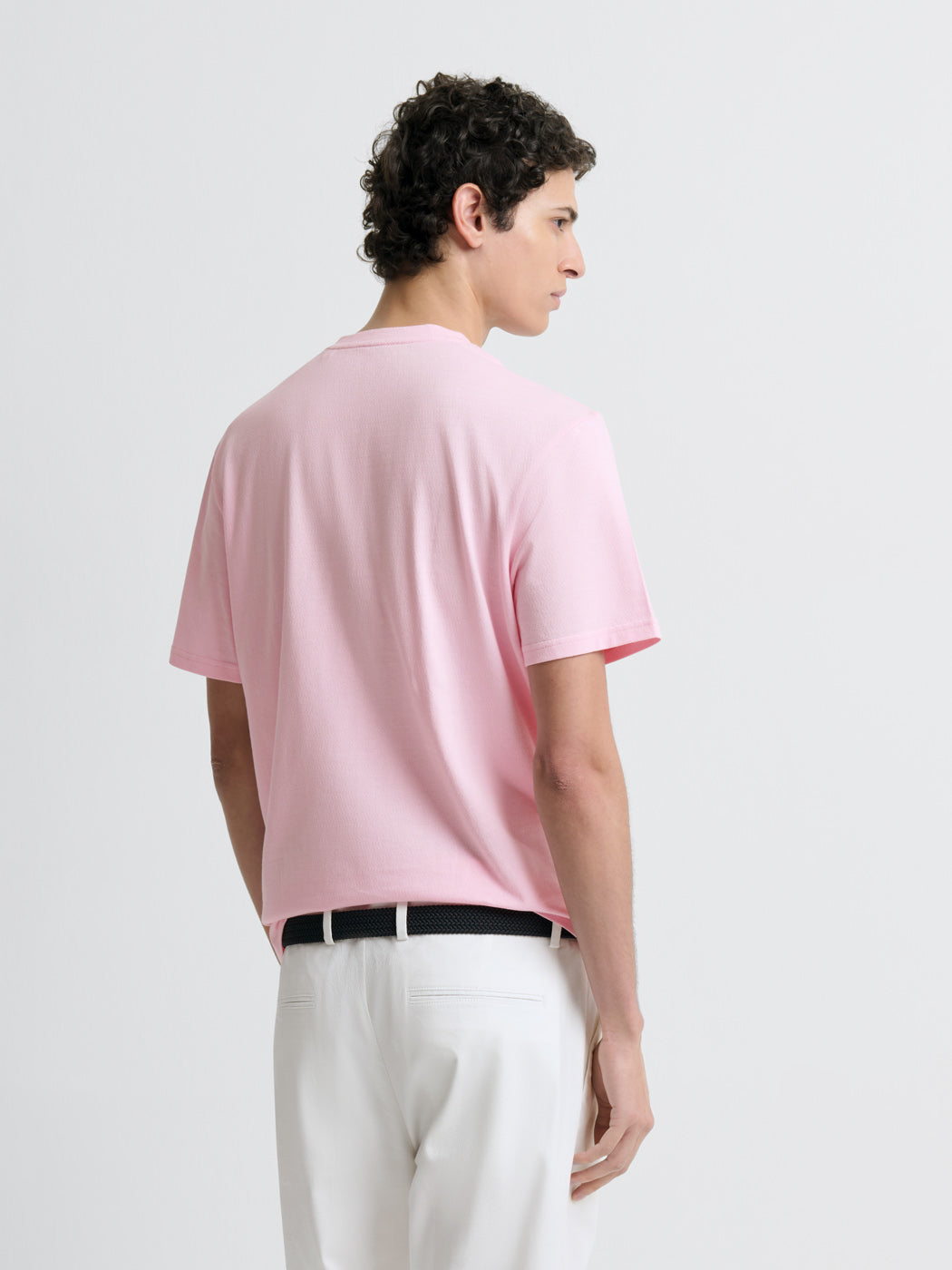 T-shirt col tunisien en coton - DEVRED 1902