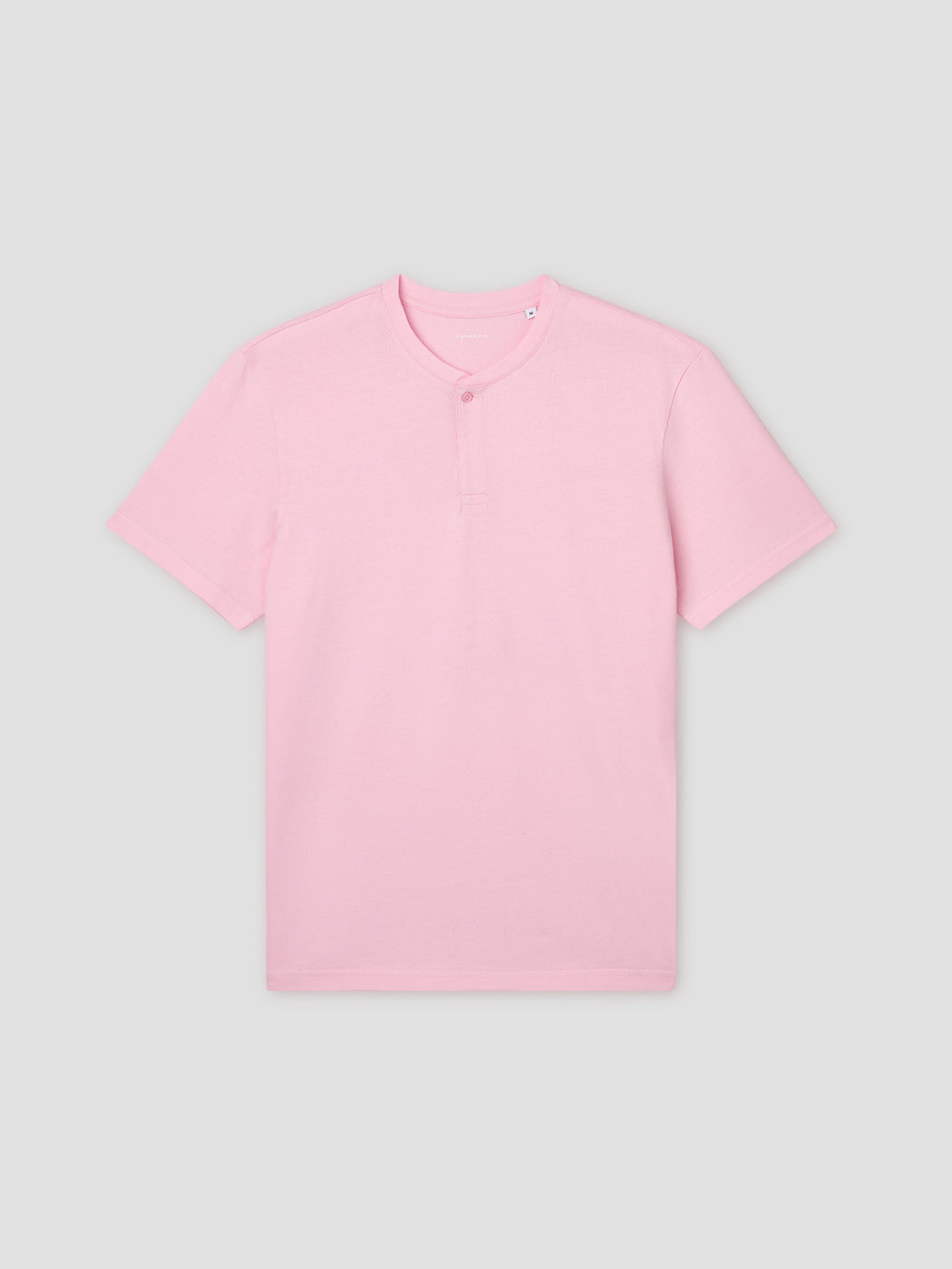 T-shirt col tunisien en coton - DEVRED 1902