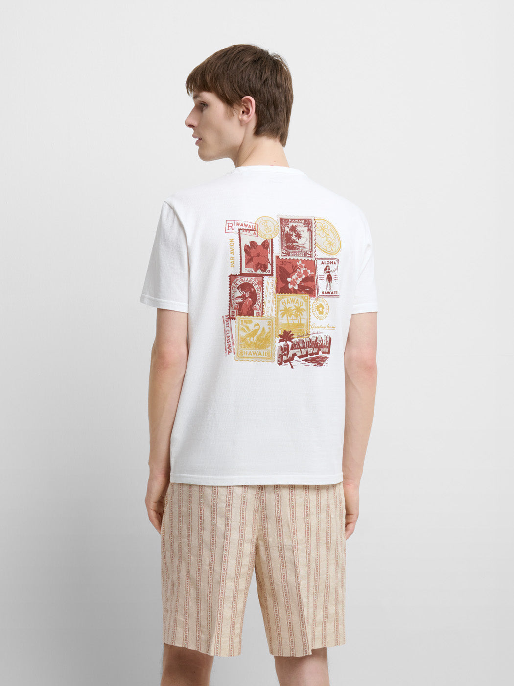 T-shirt col rond à motifs - DEVRED 1902