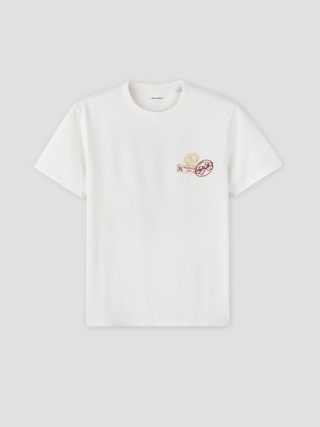 T-shirt col rond à motifs - DEVRED 1902