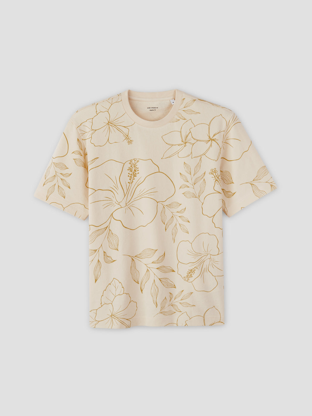 T-shirt col rond fleuri - DEVRED 1902