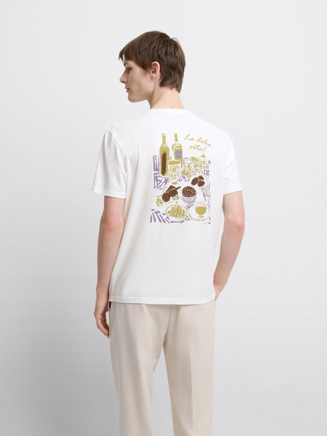 T-shirt col rond à motifs - DEVRED 1902