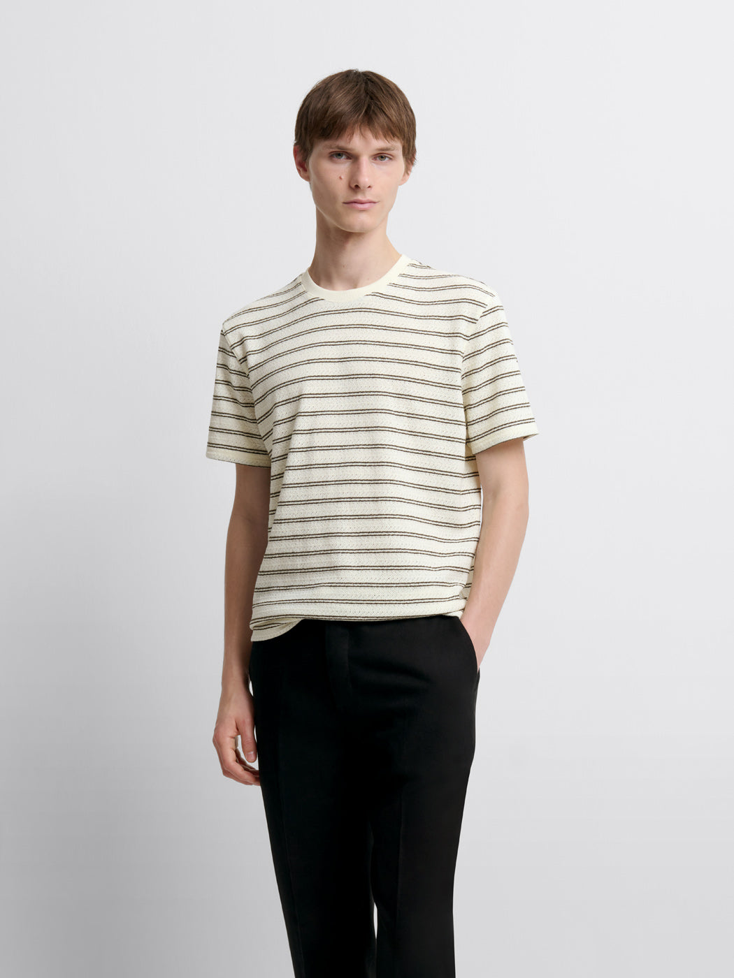 T-shirt col rond rayé - DEVRED 1902
