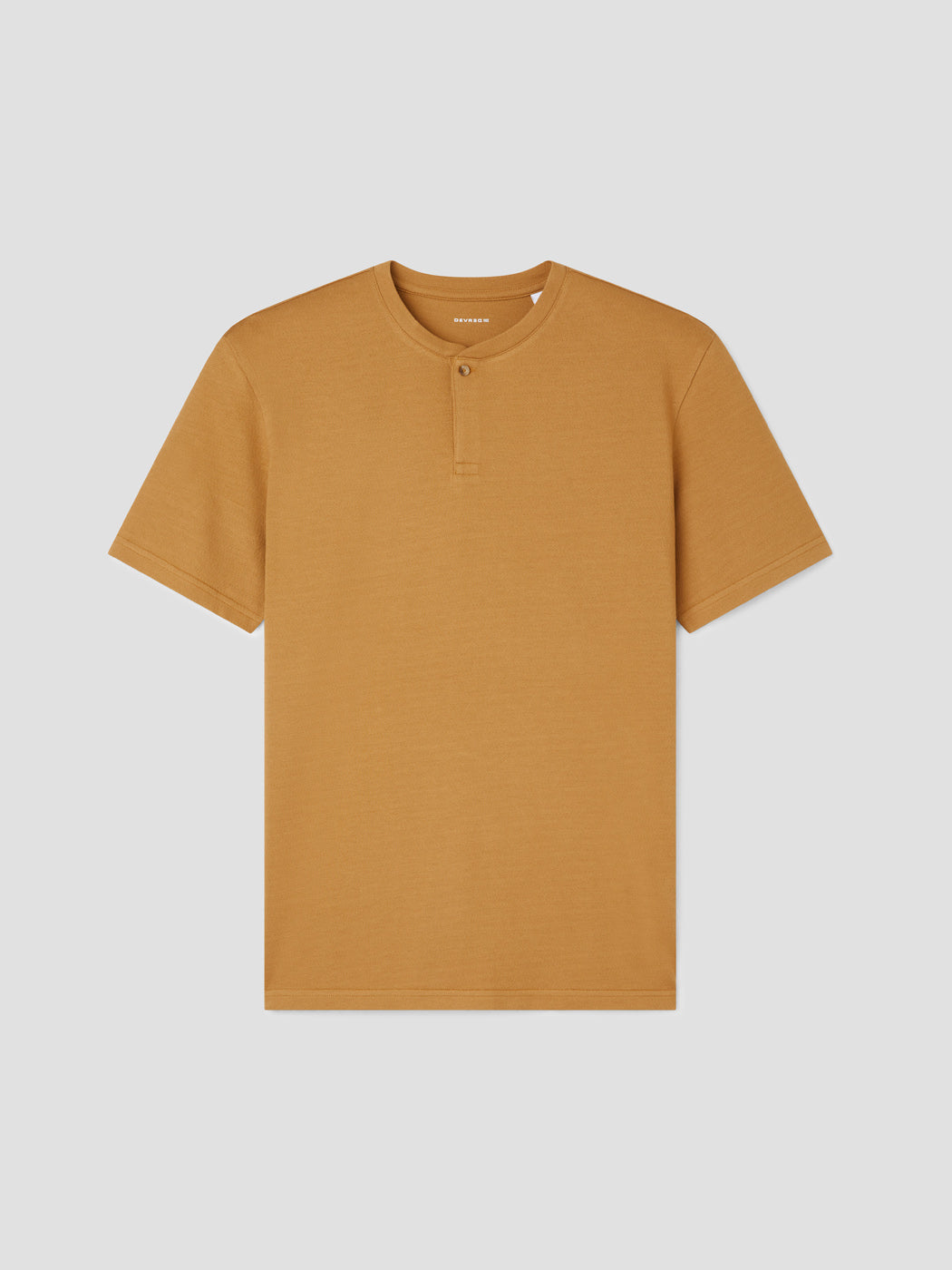T-shirt col tunisien en coton - DEVRED 1902